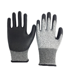 Cut Resistant 13G HPPE Liner PU Coated Level 5 Anti Cut Gloves